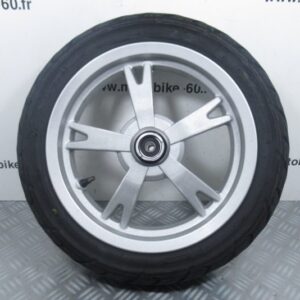 Roue avant Peugeot Kisbee 50 4t Ph1 (110/70-12) (2.75×12) (grise)