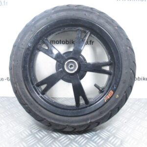 Roue avant Peugeot Kisbee RS 50 4t Ph2 (110/70-12) (2.75×12) (noire)