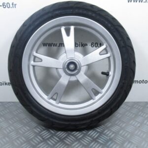 Roue avant Peugeot Kisbee 50 4t Ph1 (110/70-12) (2.75×12) (grise)