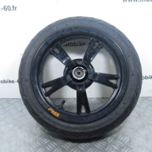 Roue avant Peugeot Kisbee RS 50 4t Ph2 (110/70-12) (2.75×12) (noire)
