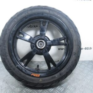 Roue avant Peugeot Kisbee RS 50 4t Ph2 (110/70-12) (2.75×12) (noire)