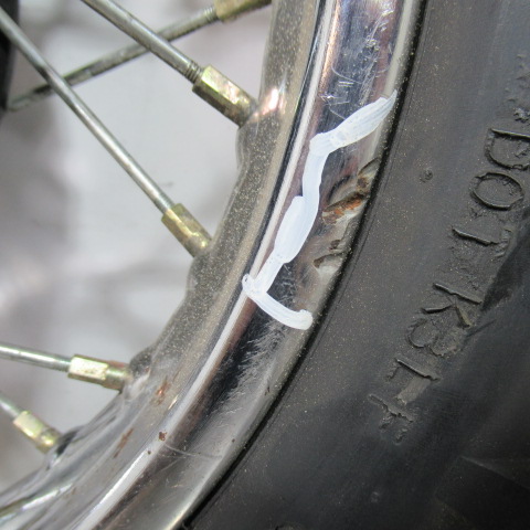 Roue arrière YAMAHA 80 PIWI