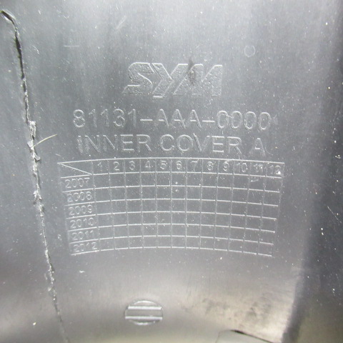 Tablier intérieur SYM ORBIT 50 4T – 2008 –