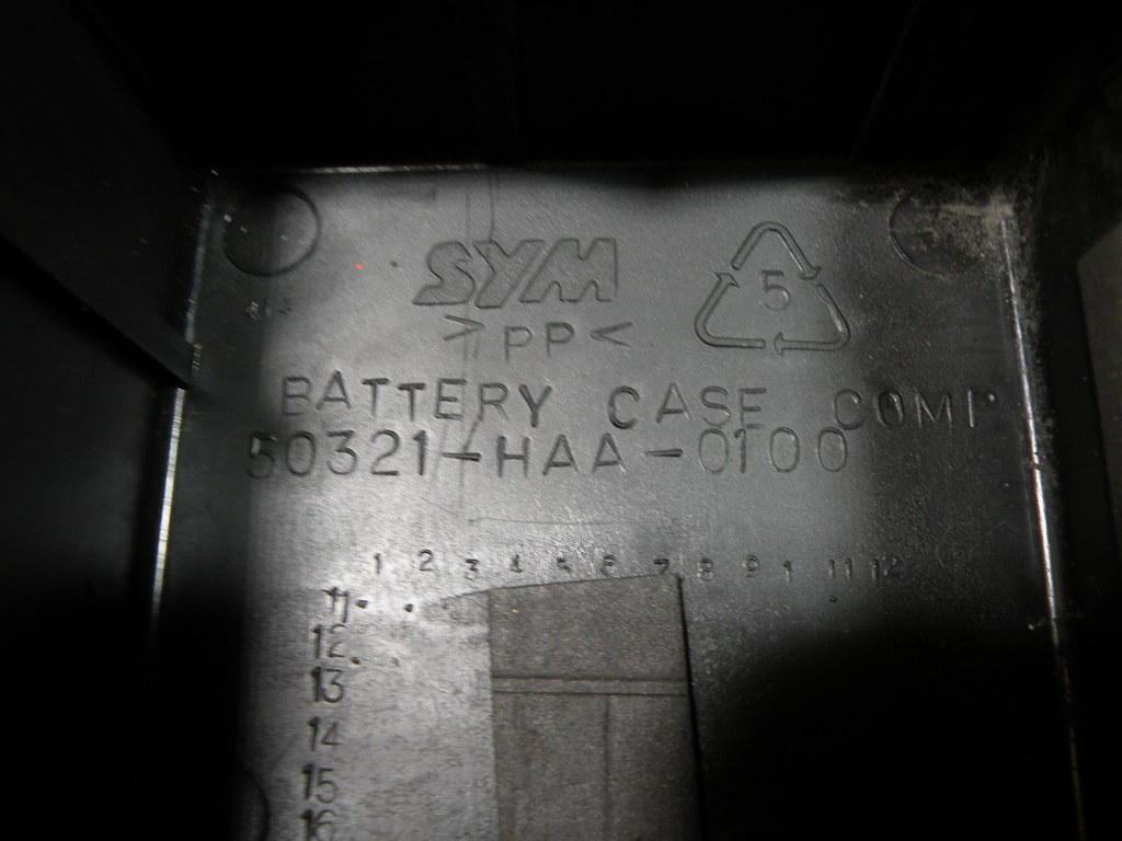 Bac à batterie SYM ORBIT III 4t -2021-