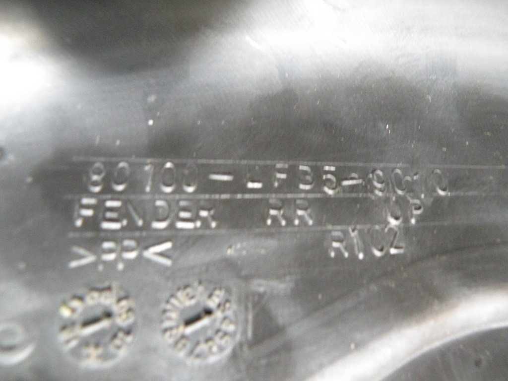 Garde boue arriere KYMCO 125 MOVIE 4t -2009-