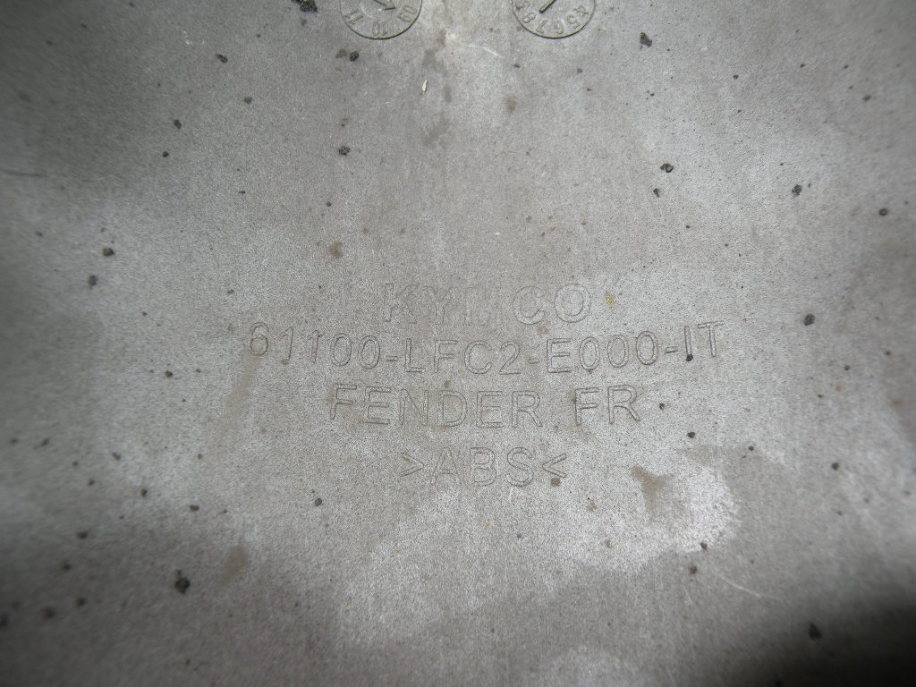 Garde boue avant KYMCO 50 AGILITY 4t -2009-