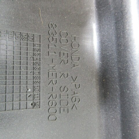 Caches sous selle HONDA 600 CBF N – 2008 –